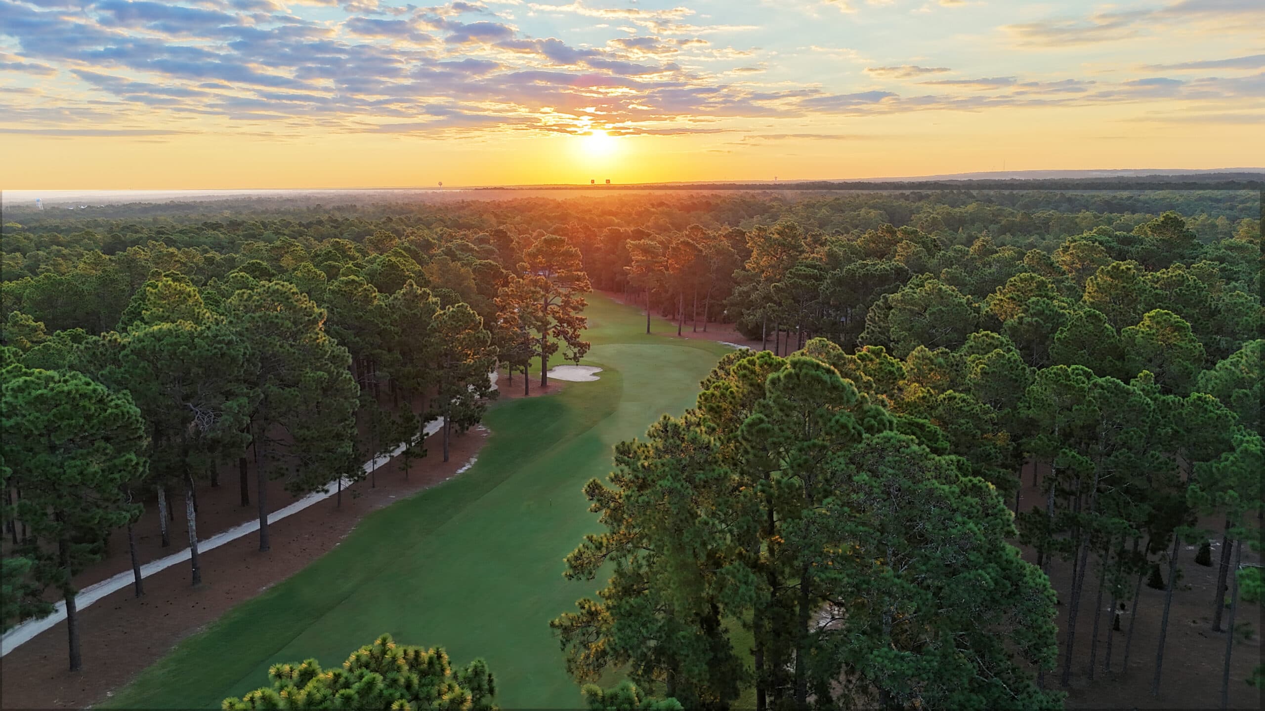 Sunrise over Pinehurst Golf Course