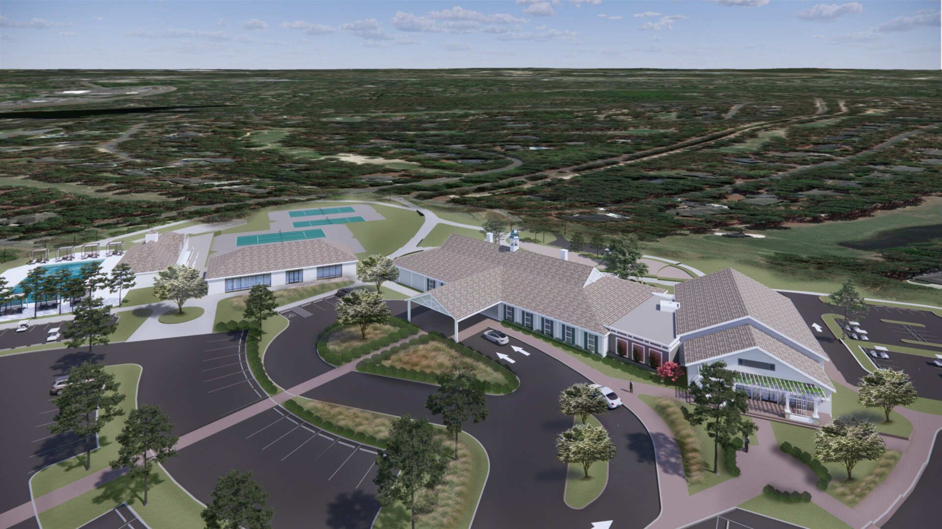 EXTERIOR AERIAL FRONT